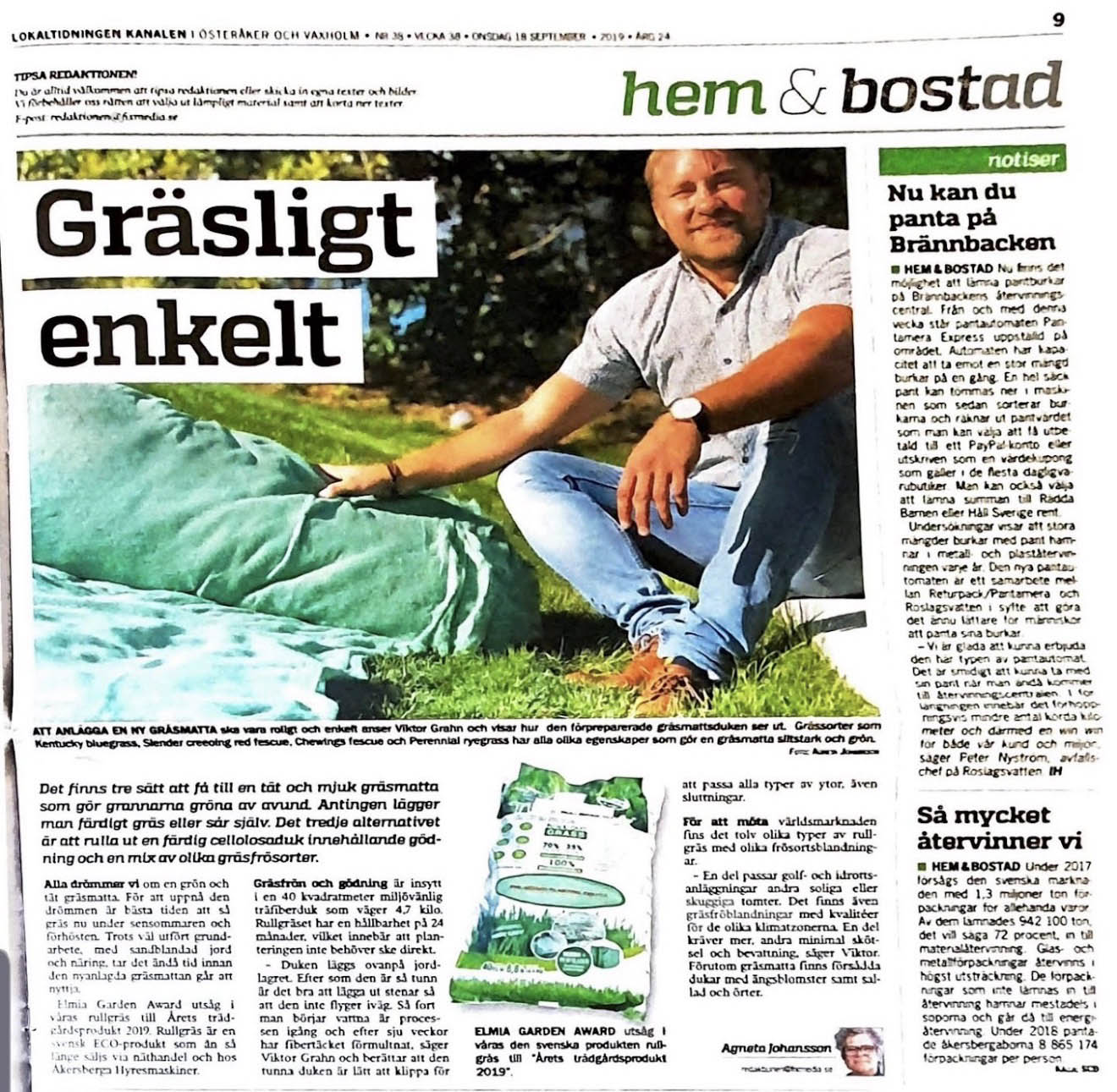 New lawn products