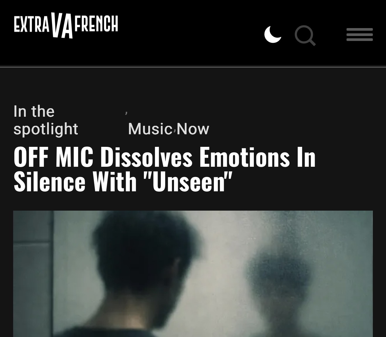 OFF MIC Dissolves Emotions in Silence With ‘Unseen’